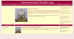 Desktop Screenshot of anniversaryclocks.org